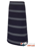 Navy blue striped skirt as part of work uniforms or workwear from JBs Butchers Apron