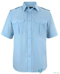 JBs 6ES Epaulette SS Shirt in Blue