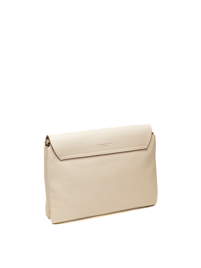 GIANNI CHIARINI borsa a spalla three avorio 12305 THREE-3890