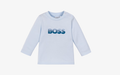 BOSS Baby Boys Pale Blue Cotton Top