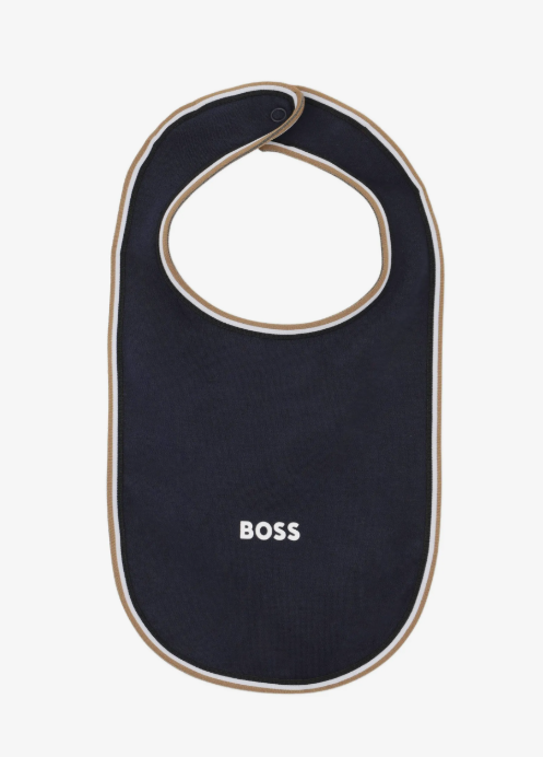 BOSS baby logo-patch babygrow set