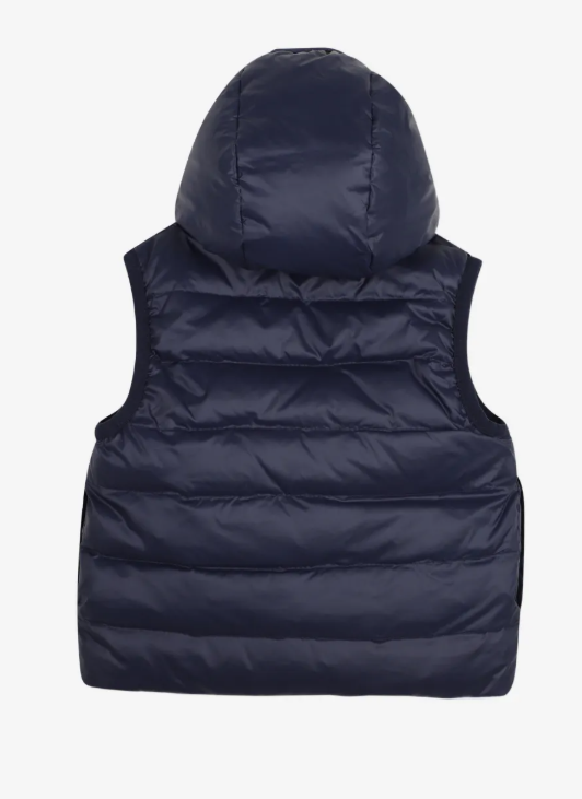 BOSS baby reversible puffer waistcoat