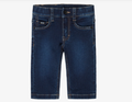 BOSS Boys Dark Blue Regular Fit Stretch Jeans
