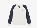 BOSS Boys Ivory Crew Neck Sweatshirt with Raglan Sleeves