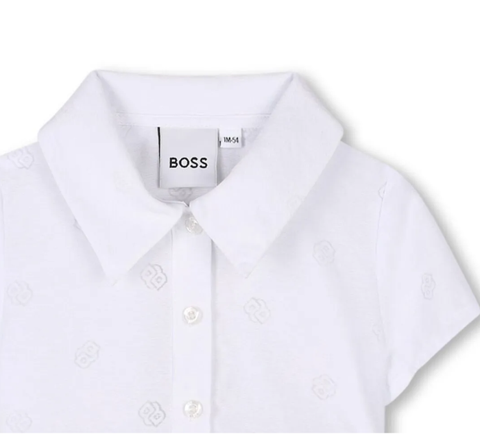 BOSS button-fastening dress
