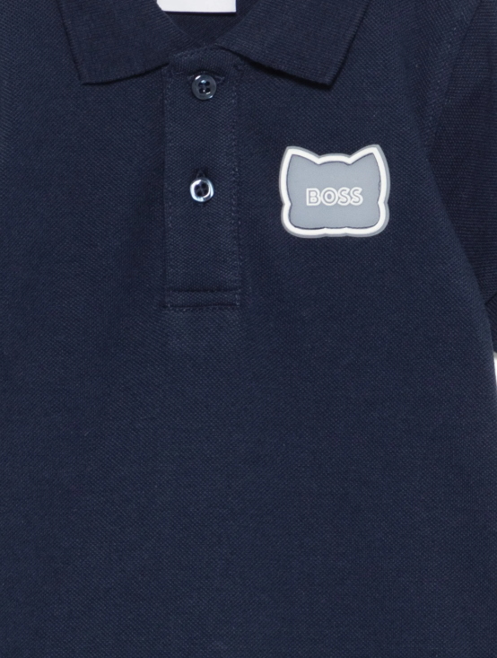 BOSS cotton polo romper
