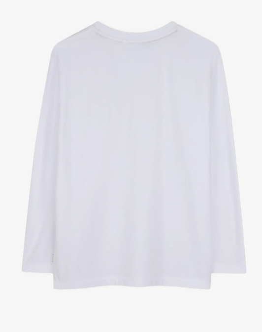 BOSS Logo-embroidered girls long-sleeve T-shirt