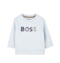 BOSS logo-embroidered sweatshirt