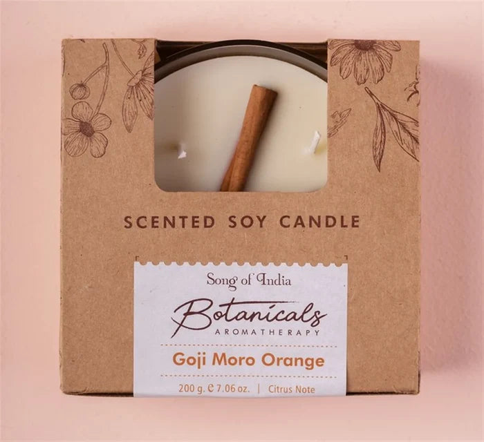 Botanical 3- Wick Candle Goji Tarocco Orange