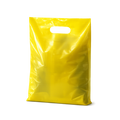 17" x 19" Yellow Plastic Boutique Bags