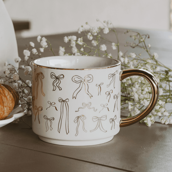 Bows 14 oz Coffee Mug - Olita Gifts & Goods