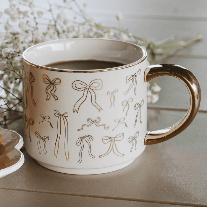 Bows 14 oz Coffee Mug - Olita Gifts & Goods