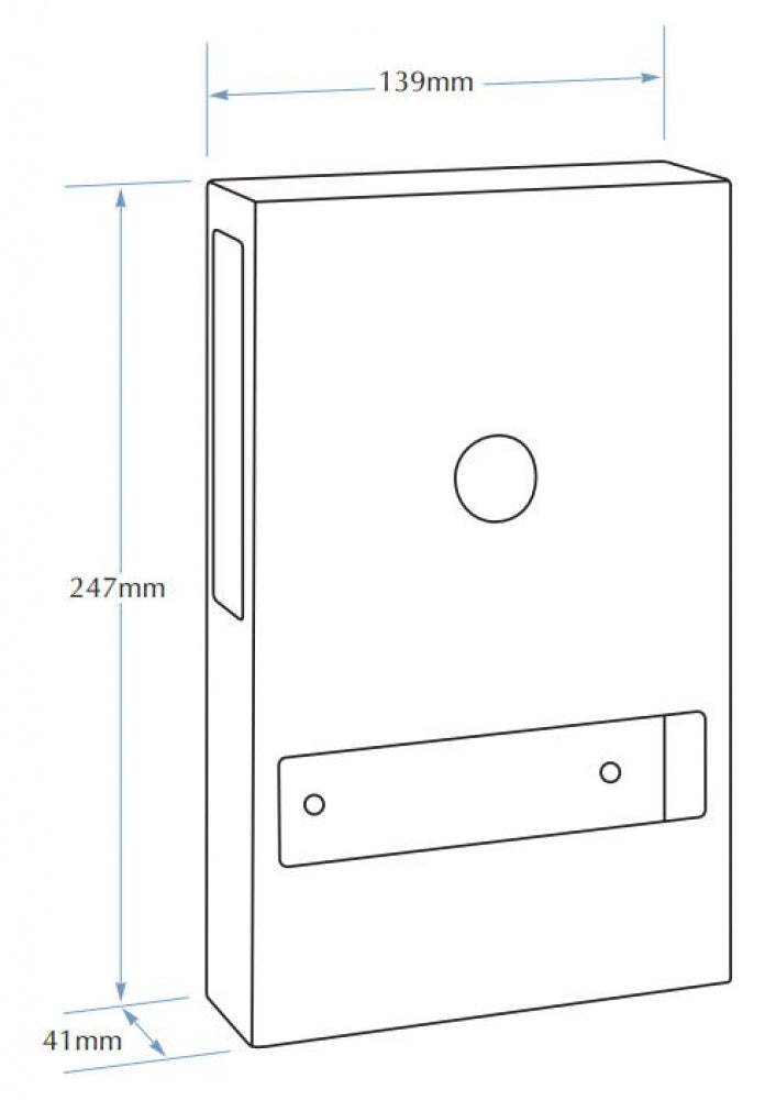Bradley 5152 Interleaved Toilet Tissue Dispenser