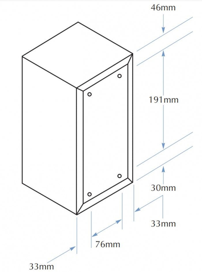 Bradley 5402 Double Toilet Roll Dispenser Lockable