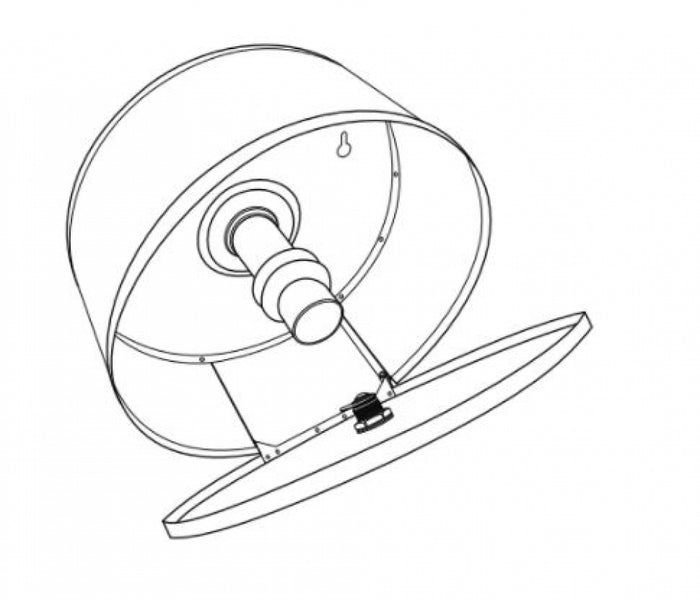 Bradley 5424B Jumbo Toilet Roll Dispenser