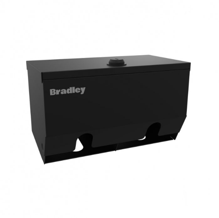 Bradley 54412-MB Double Toilet Roll Dispenser Lockable