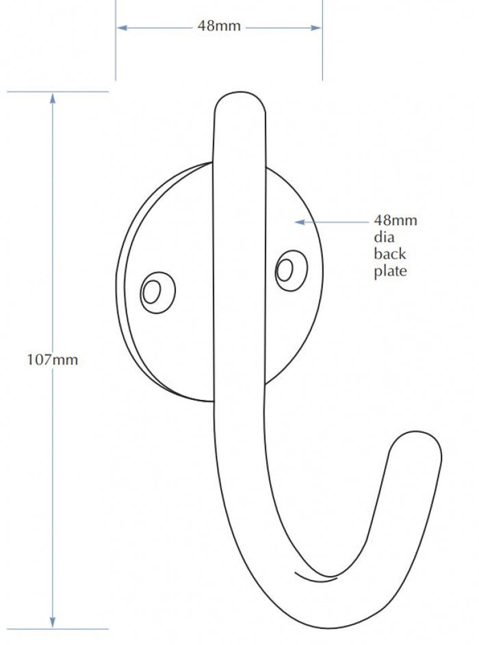 Bradley 9117 Catheter IV Hook