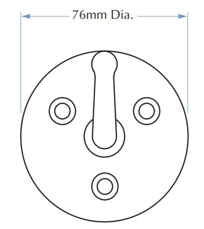 Bradley 9118 Robe Hook Exposed