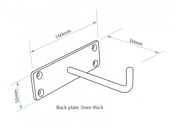 Bradley 9991-50 Short Equipment Hook