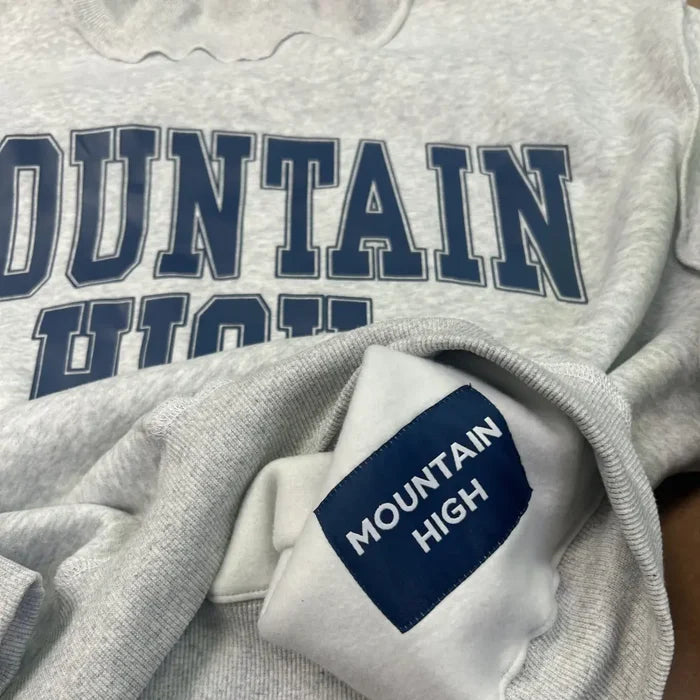 Bucketlist Oversized Mock Neck Sweatshirt - Mountain High