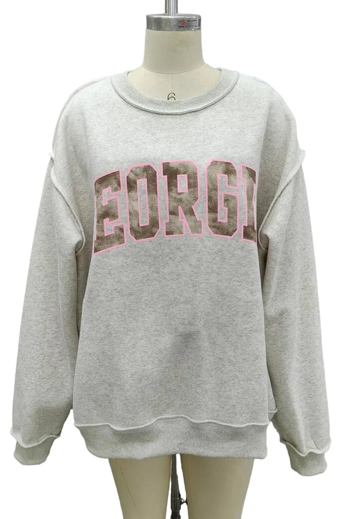 Bucketlist Women's Georgia Camo Mockneck Sweatshirt