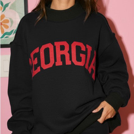 Bucketlist Women's Georgia Reversible Mock Neck Sweatshirt