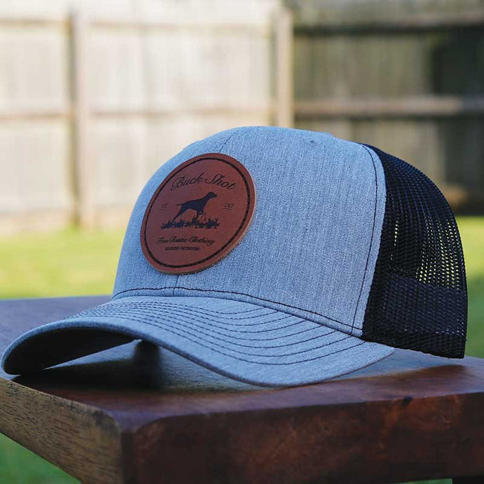 Buckshot Apparel Bird Dog Leather Patch Hat