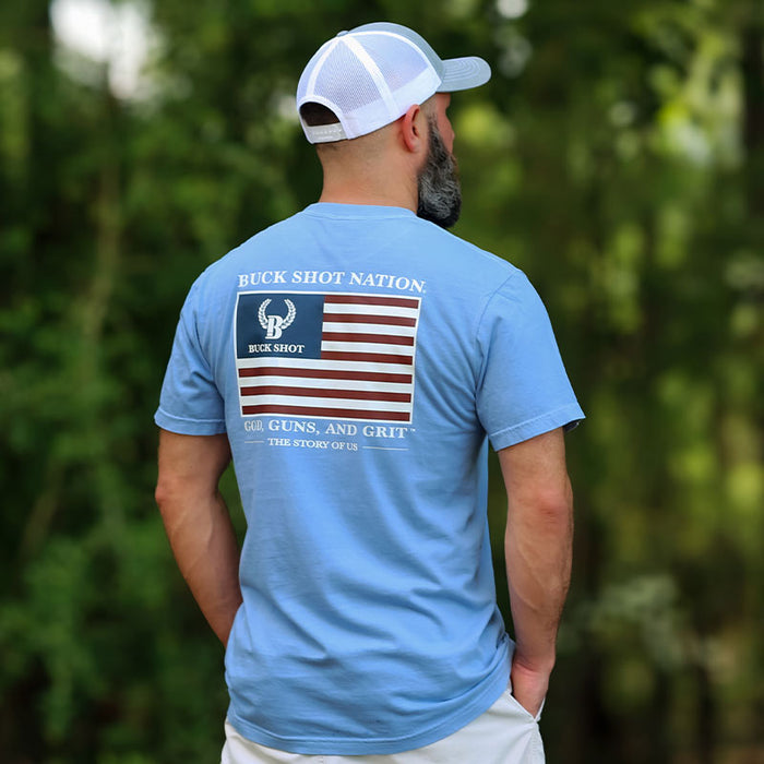 Buckshot Apparel God, Guns, Grit T-shirt