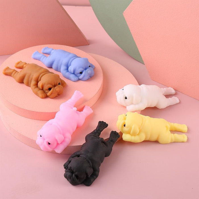 Bulldog Stretchy Mochi Squish Toy