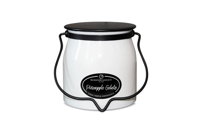 Butter Jar 16 oz: Pineapple Gelato