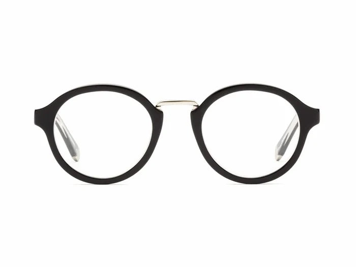Caddis Gramophone Reading Glasses - Gloss Black