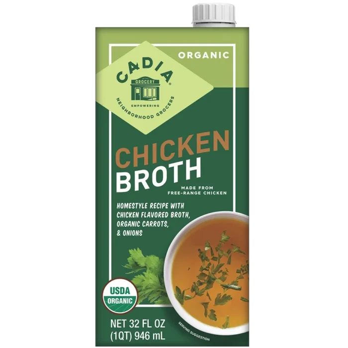 Cadia Organic Free-Range Chicken Broth 907g