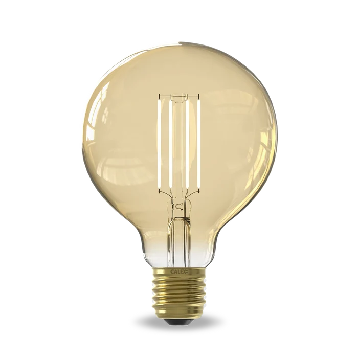 Calex Smart LED Bulb - E27 - Filament - G95 - CCT - Gold