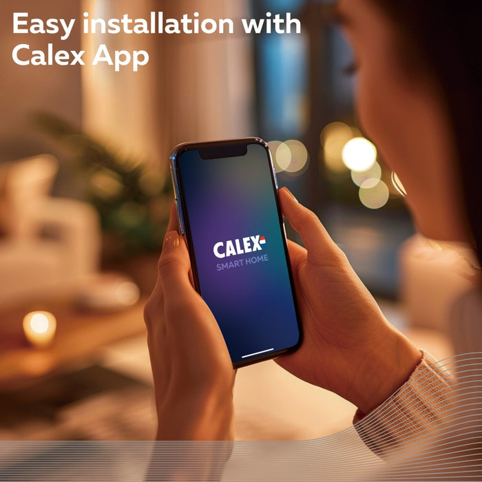 Calex Smart LED Bulb - E27 - Filament - G95 - CCT - Gold