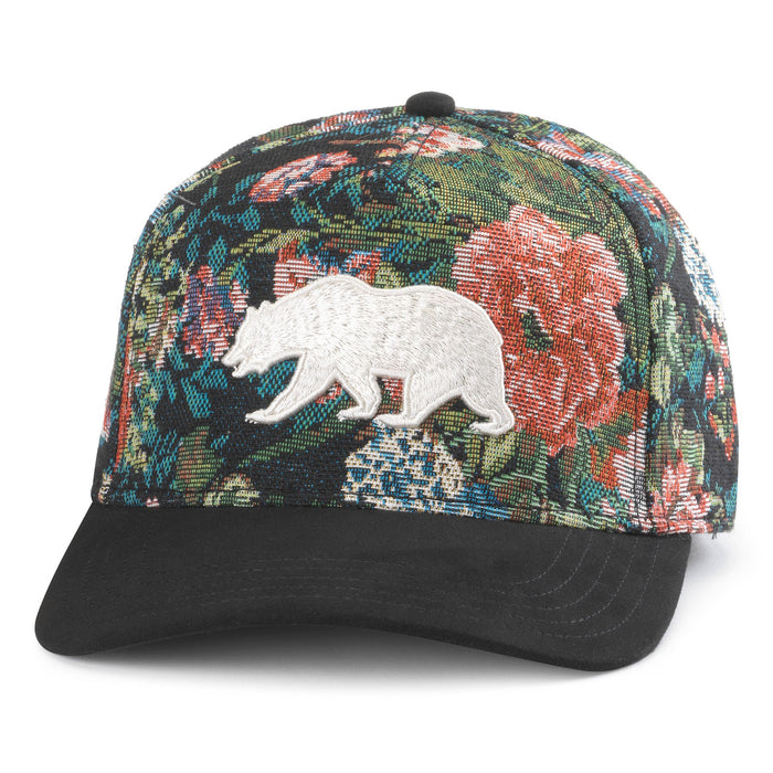 California Trucker Hat Archibald - Black Fabric