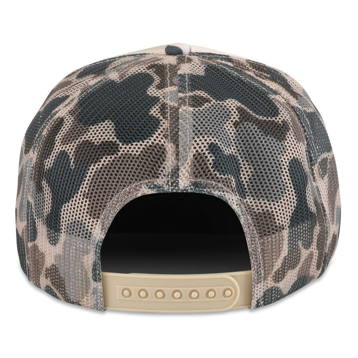 California Trucker Hat Foamy Mallard - Sand Camouflage