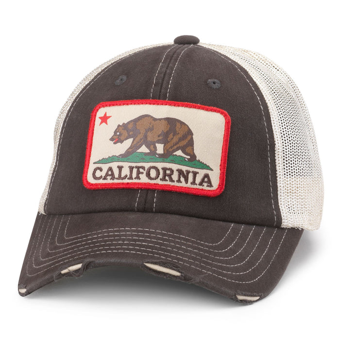 California Trucker Hat Orville - Black/Stone