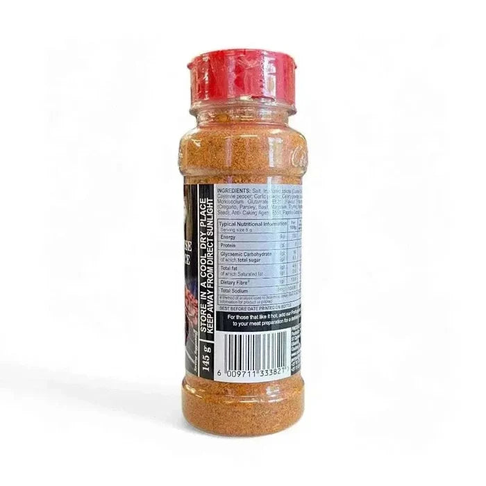 Calisto's Spices Portuguese Braai Spice 145g for authentic grilled meat seasoning