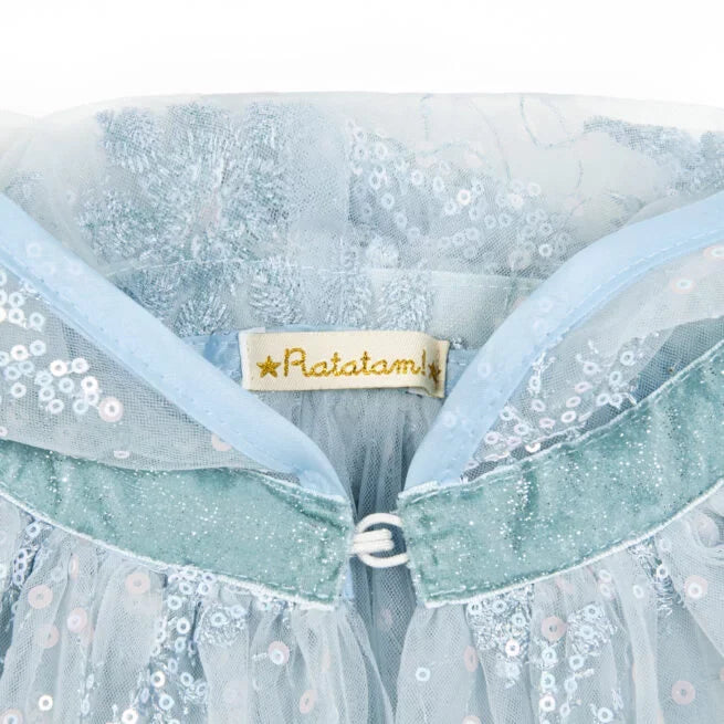 Ratatam Kids - Cape Dress Up - Blue Ice Princess - Details