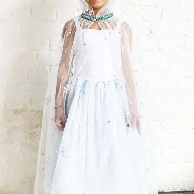 Ratatam Kids - Cape Dress Up - Blue Ice Princess - Lifestyle Cut 1