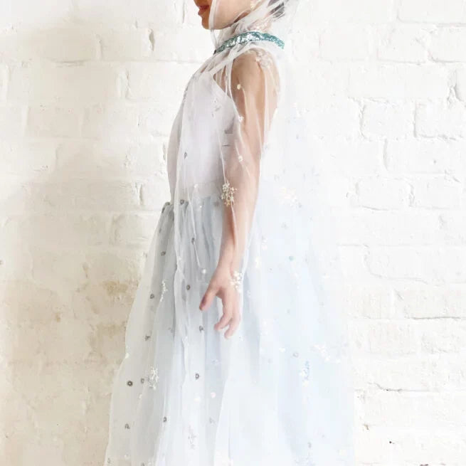 Ratatam Kids - Cape Dress Up - Blue Ice Princess - Lifestyle Cut 2