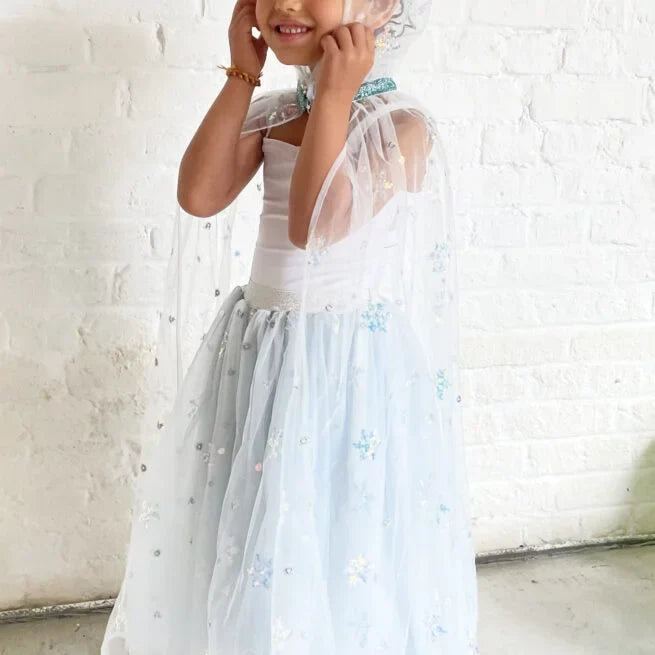 Ratatam Kids - Cape Dress Up - Blue Ice Princess - Lifestyle Cut 3