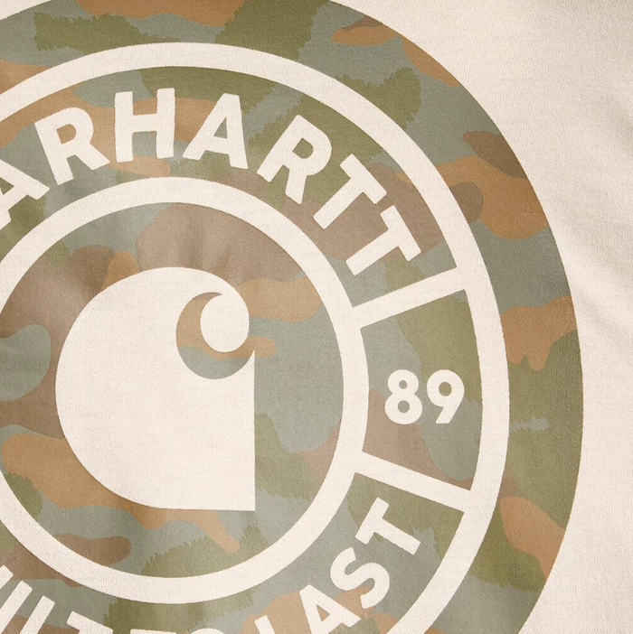 Carhartt Men's Irvine Relaxed Camo Rivet Short Sleeve T-shirt