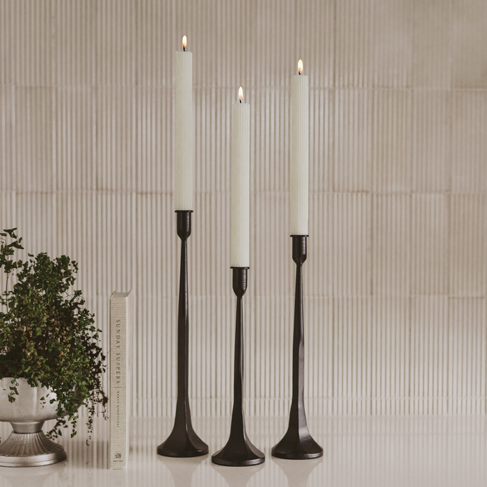 Cast Iron Taper Candle Holders, Set of 3 - Home Decor - Magnolia Lane co. Home + Garden + Gift