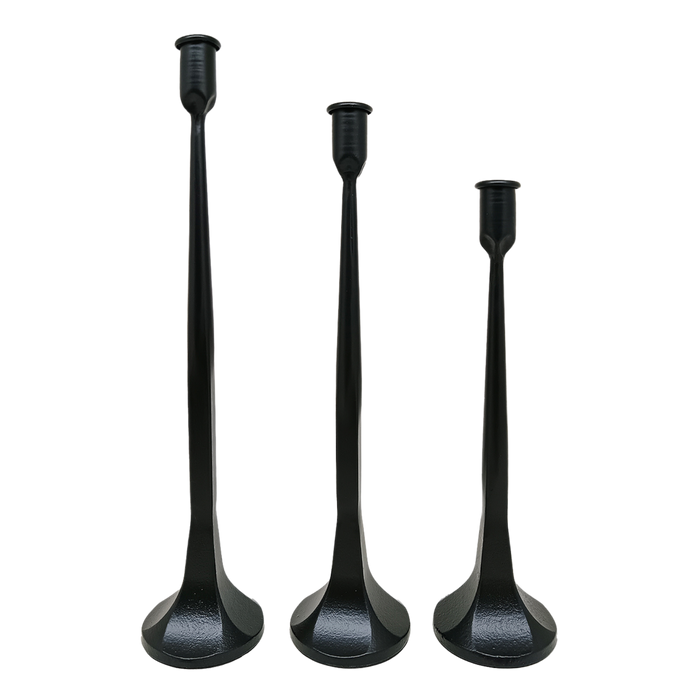 Cast Iron Taper Candle Holders, Set of 3 - Home Decor - Magnolia Lane co. Home + Garden + Gift