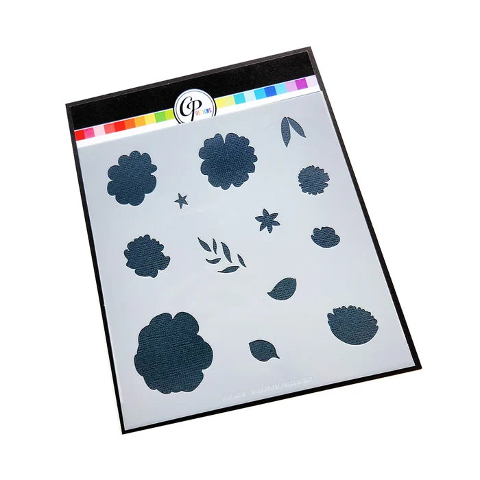 Catherine Pooler - Stamp, Die & Stencil - BUNDLE Set - With Love Floral. Available at Embellish Away located in Bowmanville Ontario Canada.