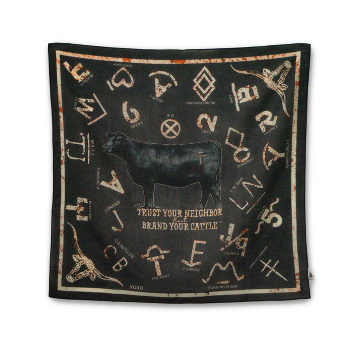 Cattle Brands Shorty Scarf #5-4