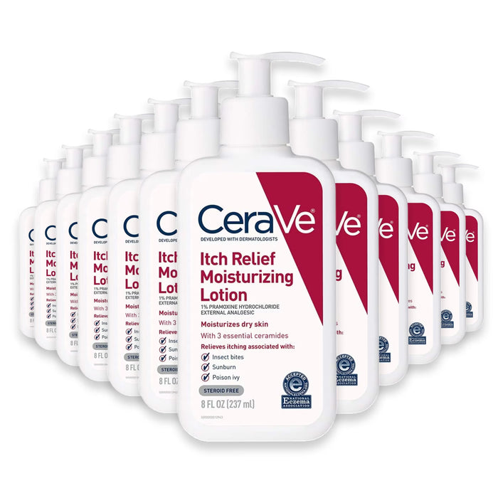 CeraVe Itch Relief Moisturizing Lotion 8 oz - 12 Pack