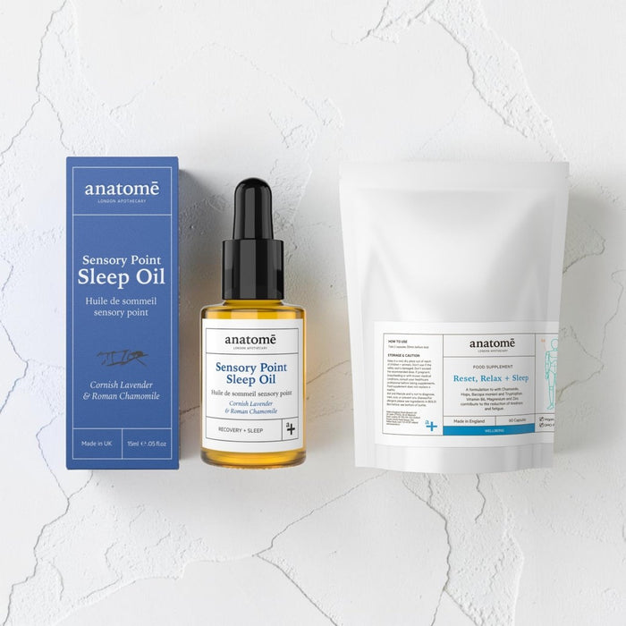 Chamomile & Lavender Edition | Sensory Point Sleep Oil & Sleep Supplement - anatomē