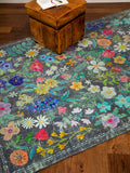 5' x 7' Chenille Rug|Wildflower-view 1